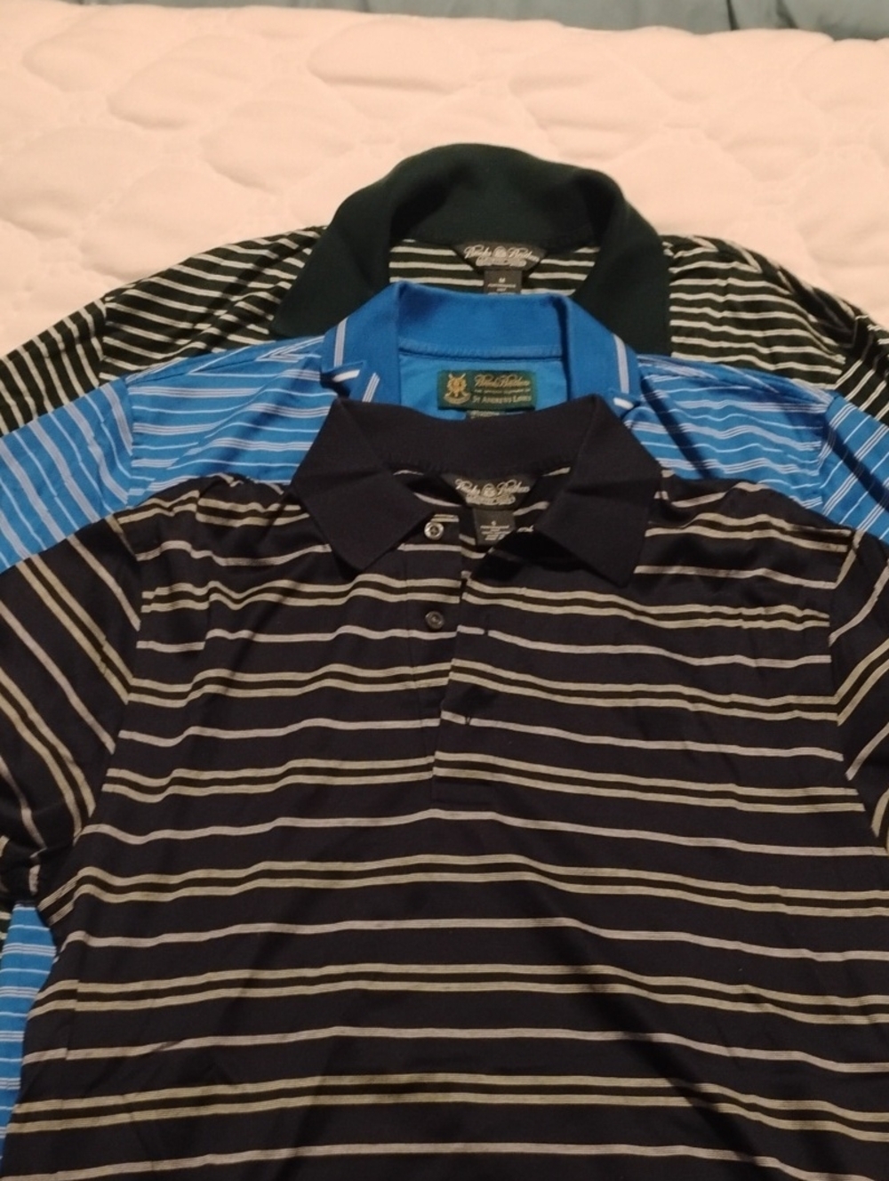 Brooks Brothers Polos Lot of 3: S/M/M